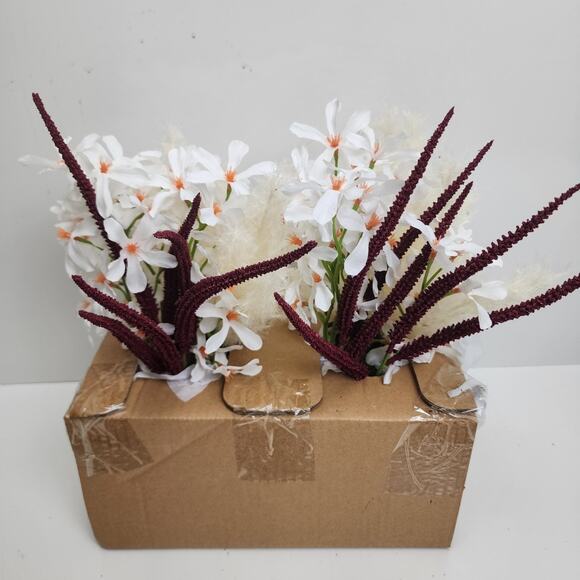 Target Threshold Cream Floral Luxe Arrangement Tabletop Placement Indoor Only - Picture 2 of 8